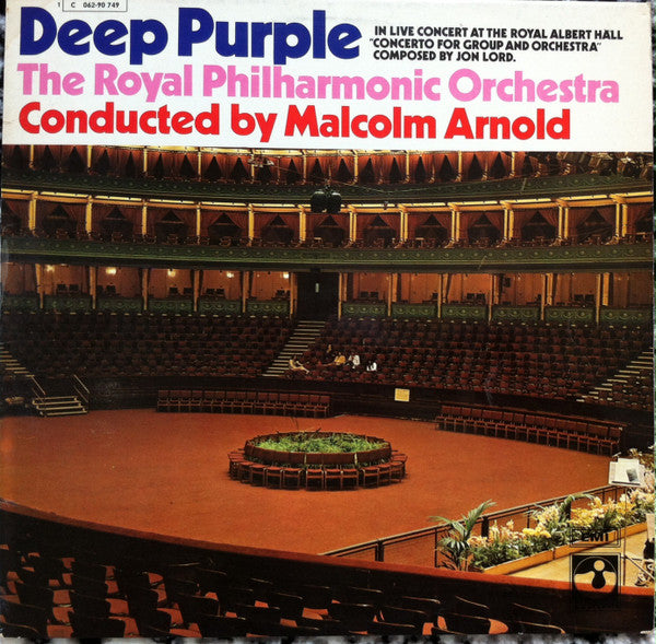 Deep Purple, Royal Philharmonic Orchestra, Malcolm Arnold : Concerto For Group And Orchestra (LP, Album)