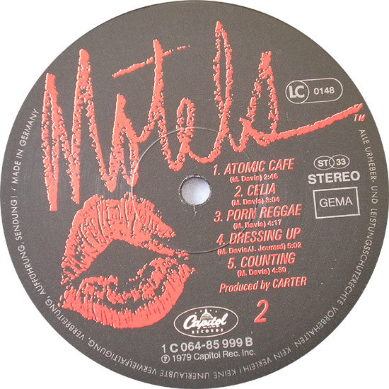 The Motels : Motels (LP, Album)