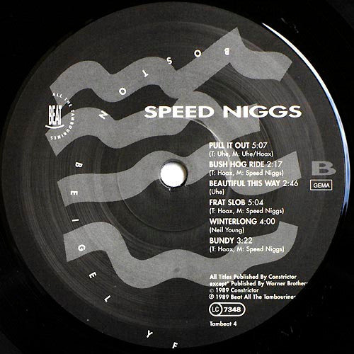 Speed Niggs : Boston Beigel Yeah!! (LP, Album)