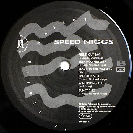 Speed Niggs : Boston Beigel Yeah!! (LP, Album)