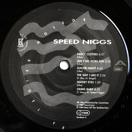 Speed Niggs : Boston Beigel Yeah!! (LP, Album)