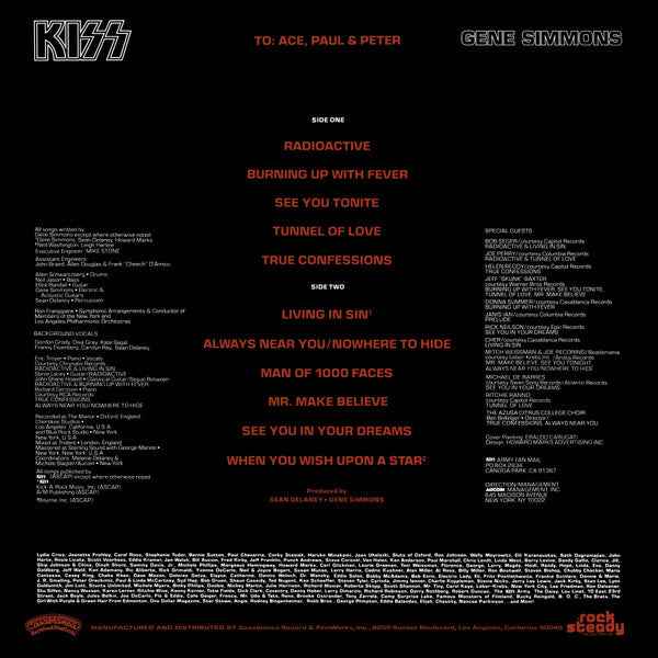 Kiss, Gene Simmons Gene Simmons (LP) (Very Good Plus (VG+))