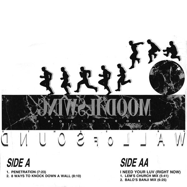 Mood II Swing Presents Wall Of Sound : Penetration / 8 Ways To Knock Down A Wall / I Need Your Luv (Right Now) (12")