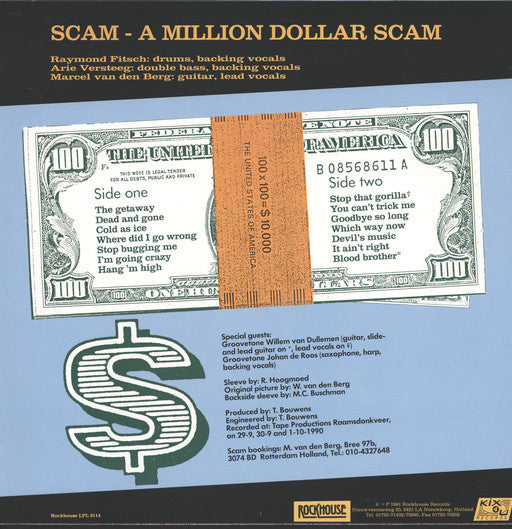 Scam (10) : A Million Dollar Scam (LP, Album)