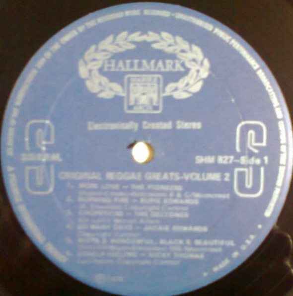 Various - Original Reggae Greats - Vol. 2 (LP) (Near Mint (NM or M-))