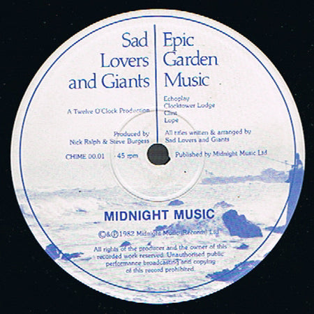 Sad Lovers And Giants : Epic Garden Music (LP, Album)