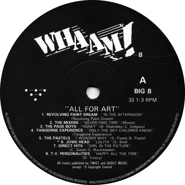 Various : All For Art... And Art For All! (LP, Comp)