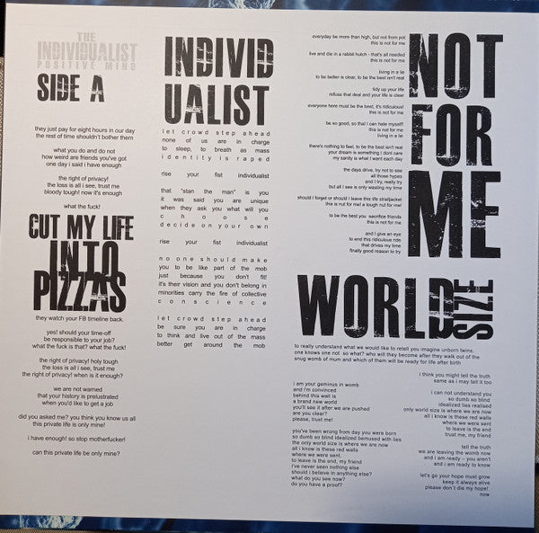 Positive Mind : The Individualist (LP, Album, Num)
