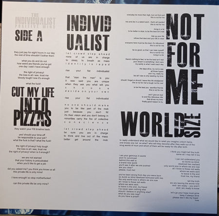 Positive Mind : The Individualist (LP, Album, Num)
