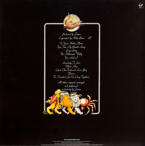 Queen : A Day At The Races (LP, Album, RE, RM, Gat)