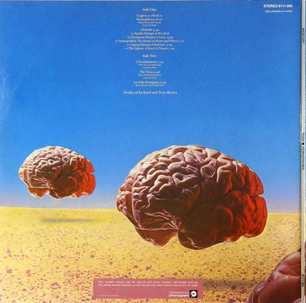 Rush : Hemispheres (LP, Album, Gat)