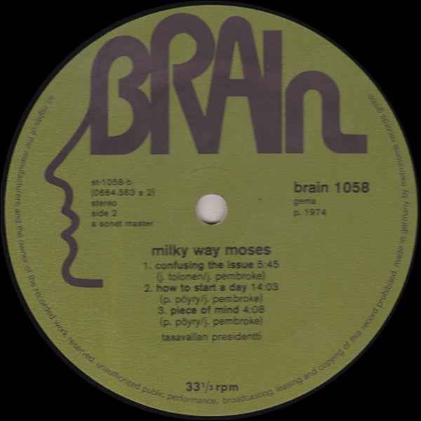 Tasavallan Presidentti Milky Way Moses (LP) (Very Good Plus (VG+))
