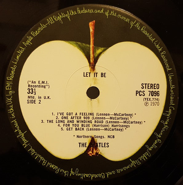 The Beatles : Let It Be (LP, Album, RE)