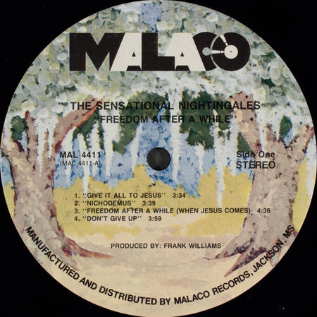 The Sensational Nightingales : Freedom After A While (LP, Album)