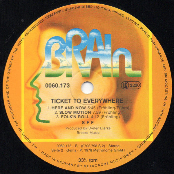 SFF : Ticket To Everywhere (LP, Album)