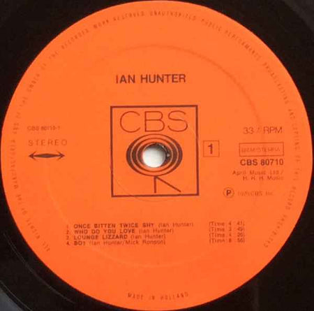 Ian Hunter Ian Hunter (LP) (Near Mint (NM Or M ))
