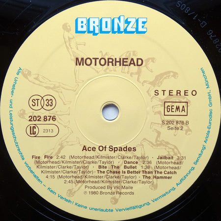 Motörhead : Ace Of Spades (LP, Album)