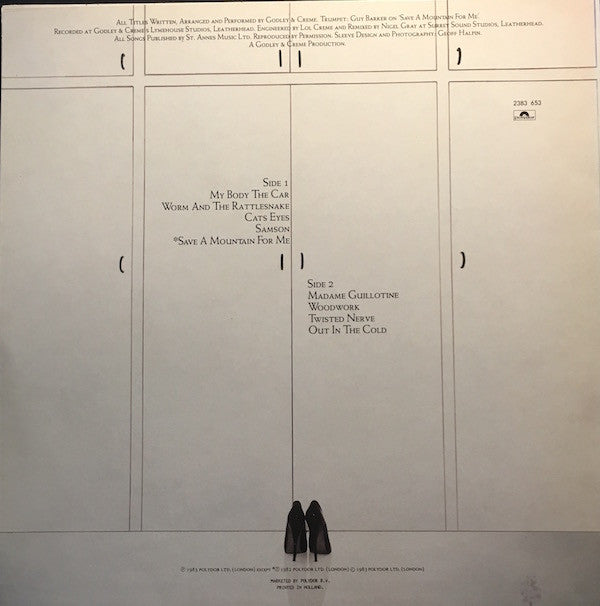 Godley & Creme : Birds Of Prey (LP, Album)