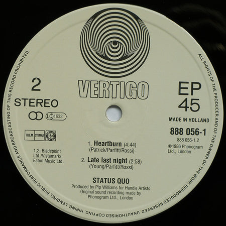 Status Quo : In The Army Now (12", EP)