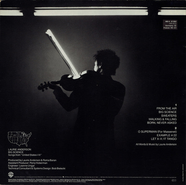 Laurie Anderson : Big Science (LP, Album)