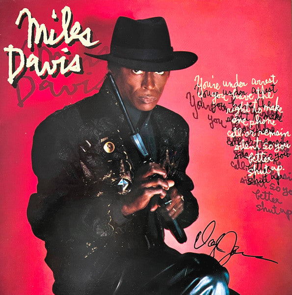 Miles Davis : You're Under Arrest (LP, Album, Red)