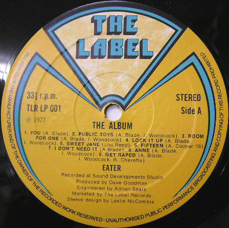 Eater (2) : The Album (LP, Album)