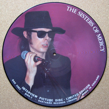 The Sisters Of Mercy : Interview Picture Disc (12", Ltd, Pic, Unofficial)