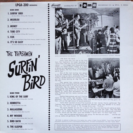 The Trashmen : Surfin' Bird (LP, Album, Mono, RE)