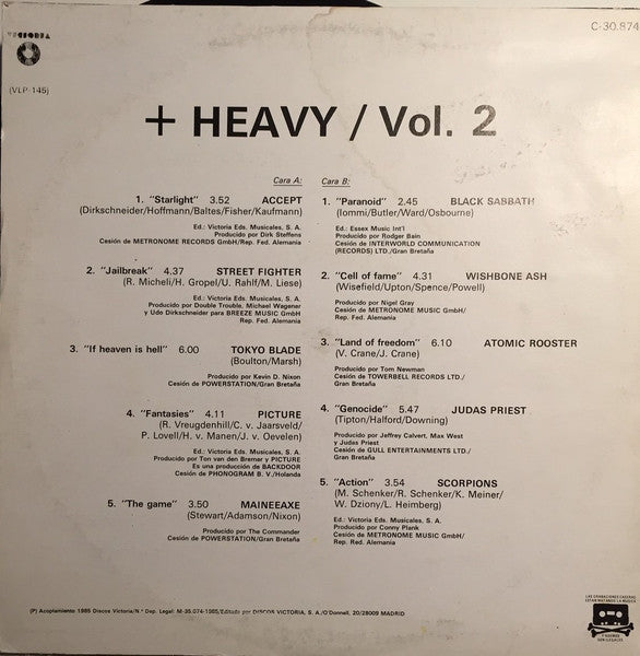 Various : + Heavy / Vol. 2 (LP, Comp)