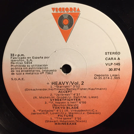 Various : + Heavy / Vol. 2 (LP, Comp)