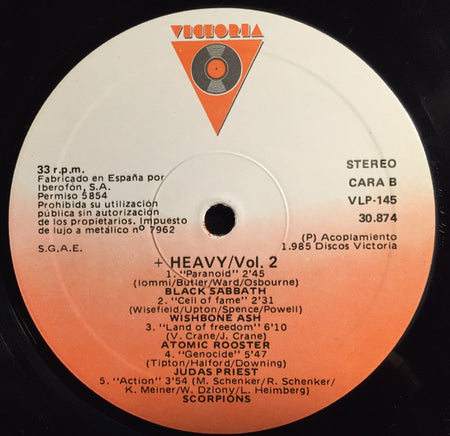 Various : + Heavy / Vol. 2 (LP, Comp)