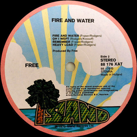 Free : Fire And Water (LP, Album)