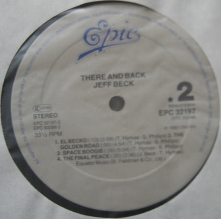 Jeff Beck : There & Back (LP, Album, RE, Gre)