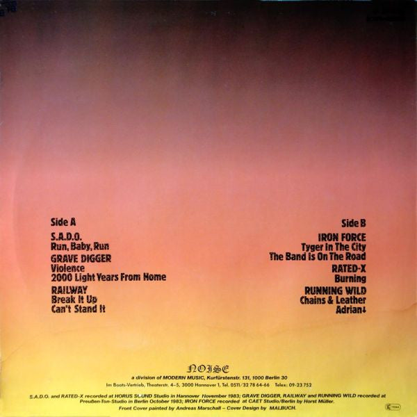 Various : Rock From Hell (German Metal Attack) (LP, Comp)
