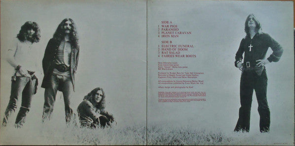 Black Sabbath : Paranoid (LP, Album, Gat)