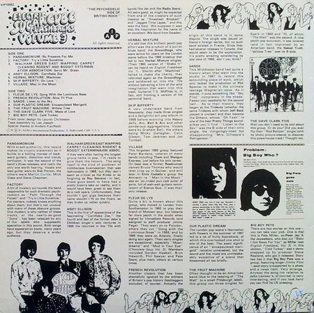 Various : Electric Sugarcube Flashbacks Vol. 4 (LP, Comp, Unofficial)