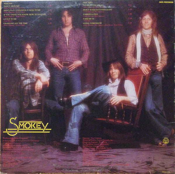 Smokie : Smokey (LP, Album, Pin)