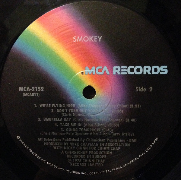 Smokie : Smokey (LP, Album, Pin)