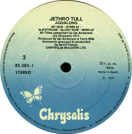 Jethro Tull : Aqualung (LP, Album, RE, Gat)