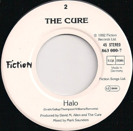 The Cure : Friday I'm In Love (7", Single)