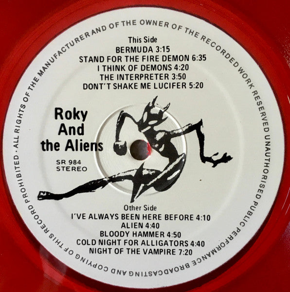 Roky Erickson And The Aliens : Weird Tales (LP, Unofficial, Red)