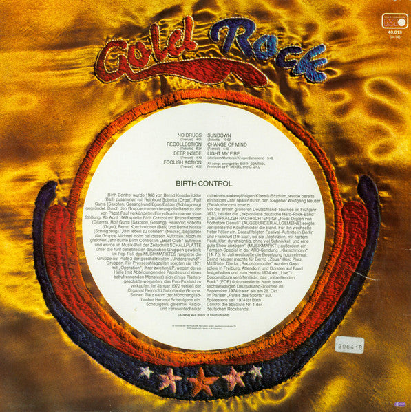 Birth Control : Birth Control (LP, Album, RE)