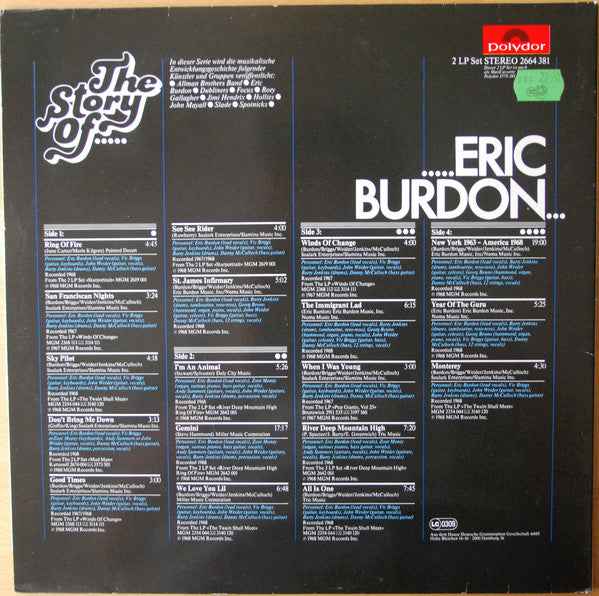 Eric Burdon - The Story Of Eric Burdon (2xLP) (Near Mint (NM or M-))