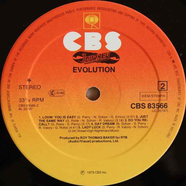 Journey - Evolution (LP) (Very Good Plus (VG+))