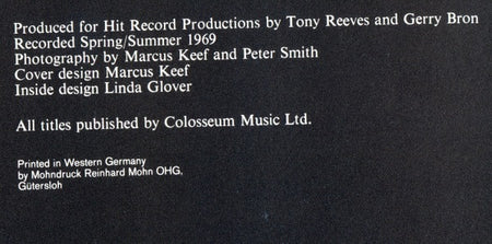 Colosseum : Valentyne Suite (LP, Album, RE, Gat)