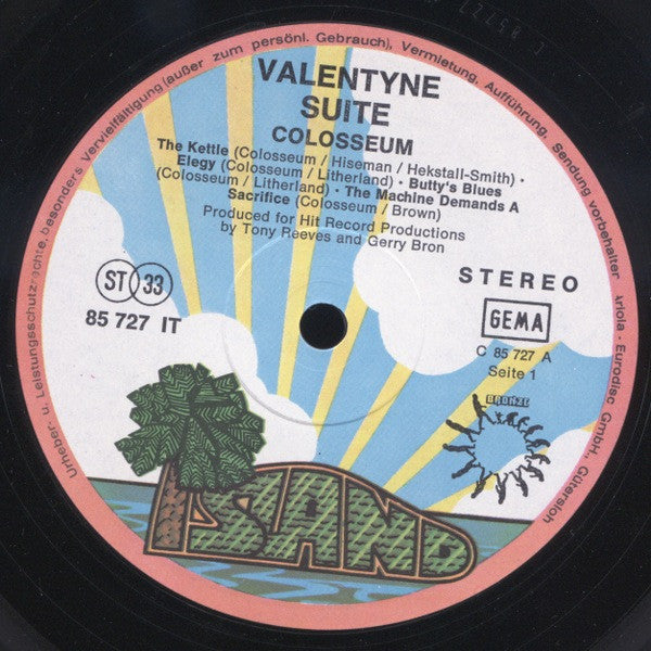 Colosseum : Valentyne Suite (LP, Album, RE, Gat)