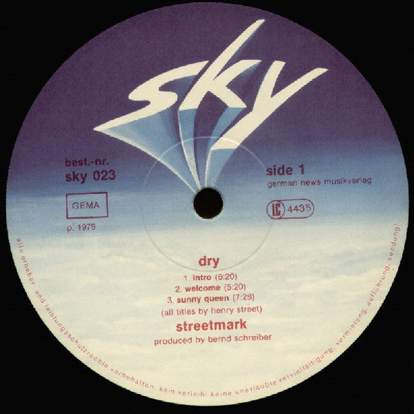 Streetmark : Dry (LP, Album)