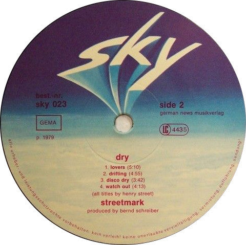 Streetmark : Dry (LP, Album)