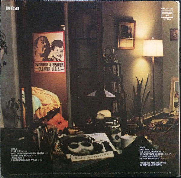 Harry Nilsson : ...That's The Way It Is (LP, Album, Gat)