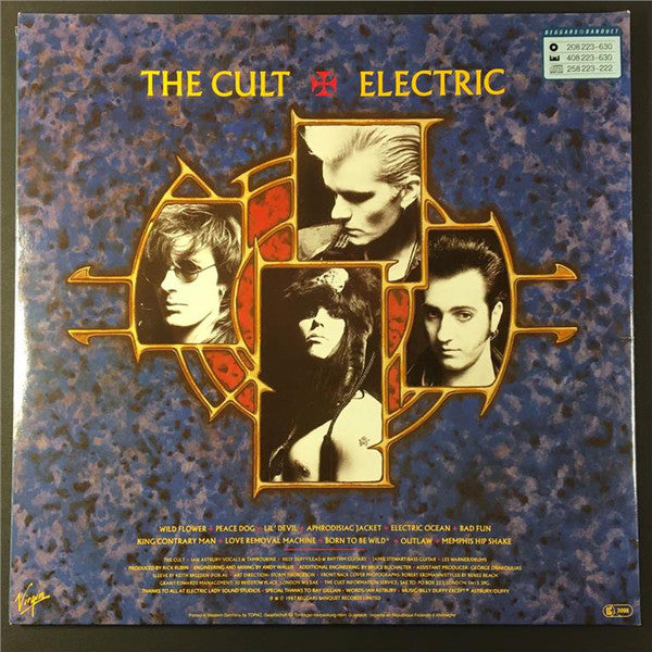 The Cult : Electric (LP, Album, Gat)